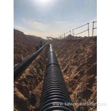 Hdpe Hollow Structure Wall Winding Tube Carat Tube